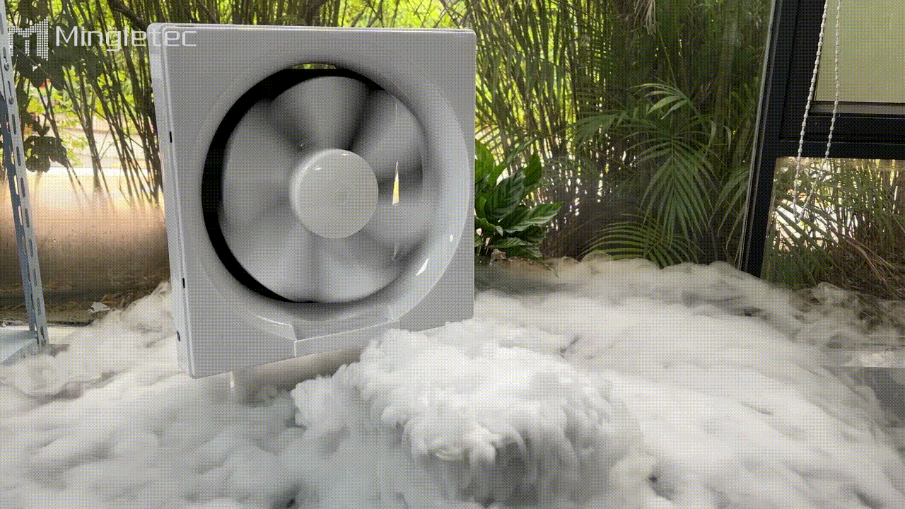 Mingletec smoke exhaust fan with shutter