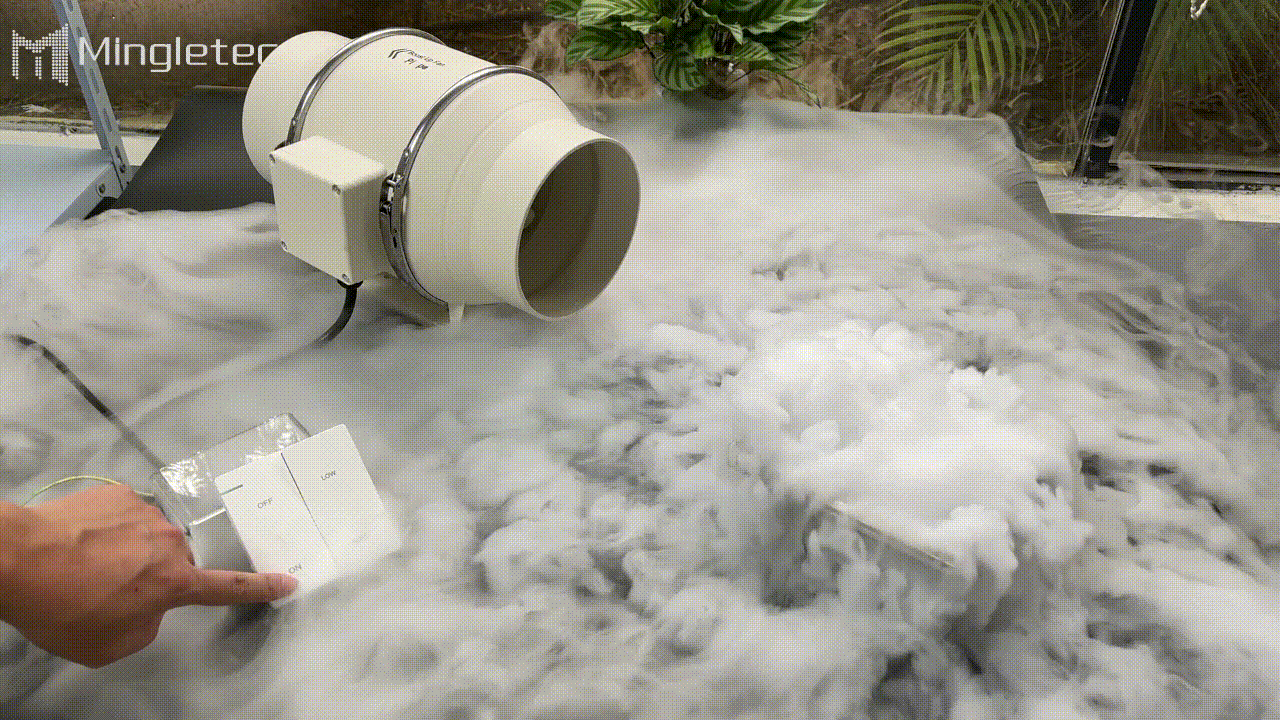Two-speed Inline Duct Fan-Smoke Exhausting