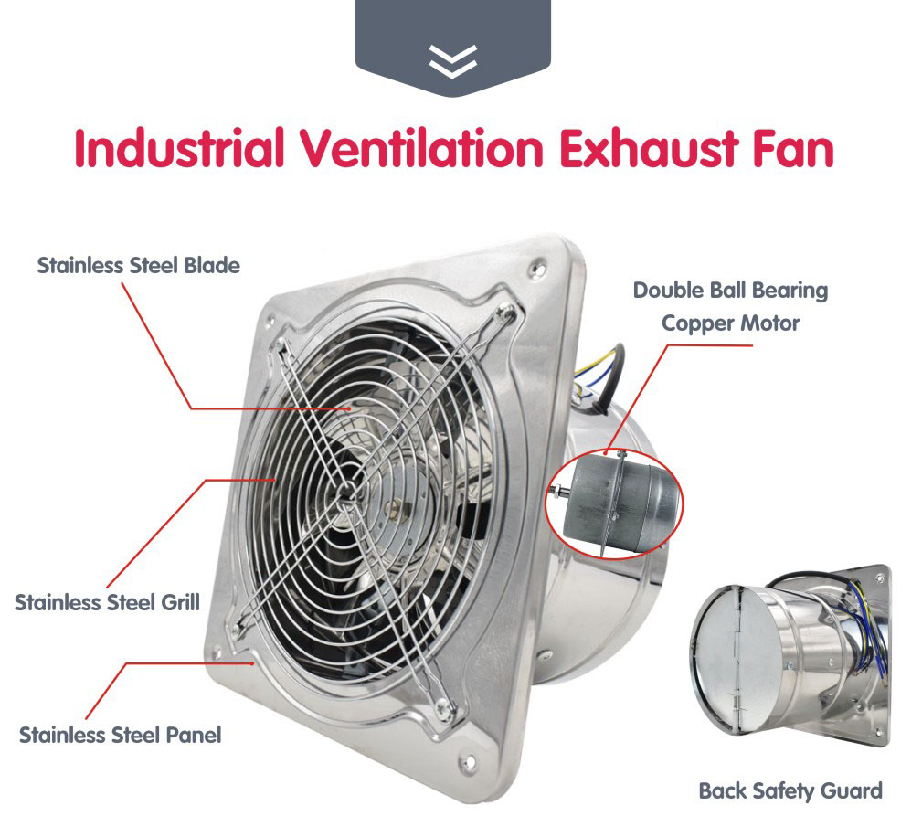 stainless steel exhaust fan product details