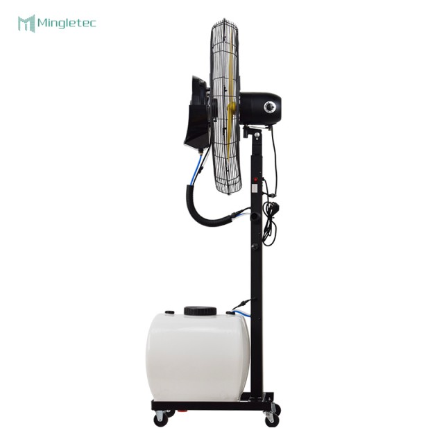 Outdoor Use Industrial Mist Fan with 60L Water Tank