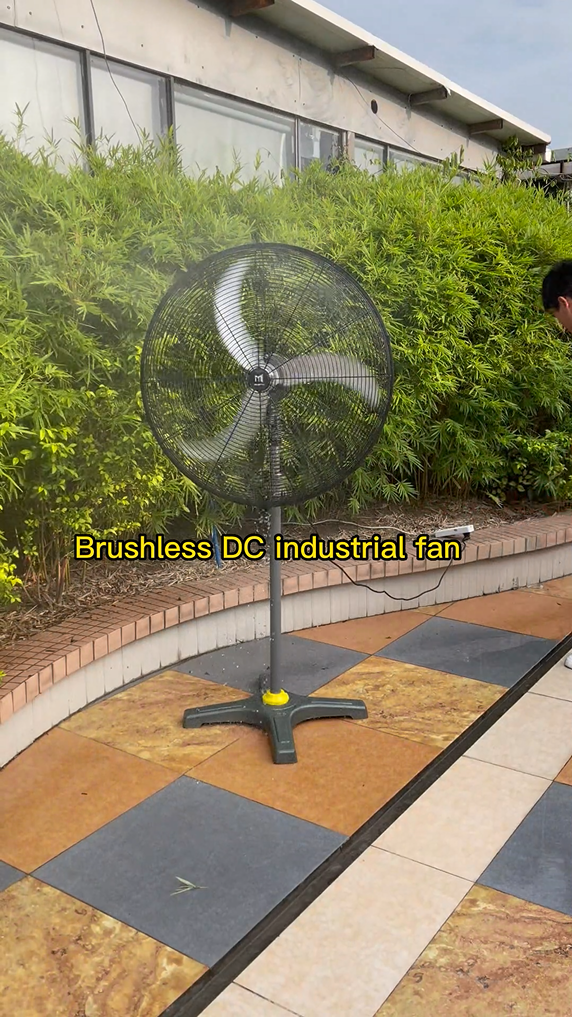 Powerful BLDC industrial pedestal fan