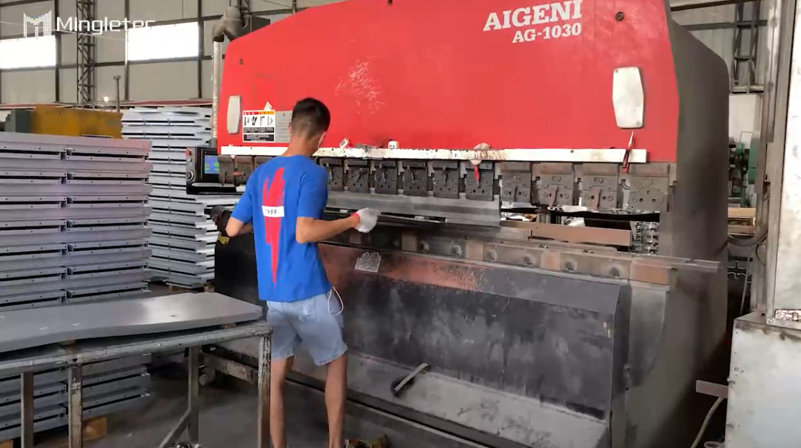 Industrial exhaust fan production