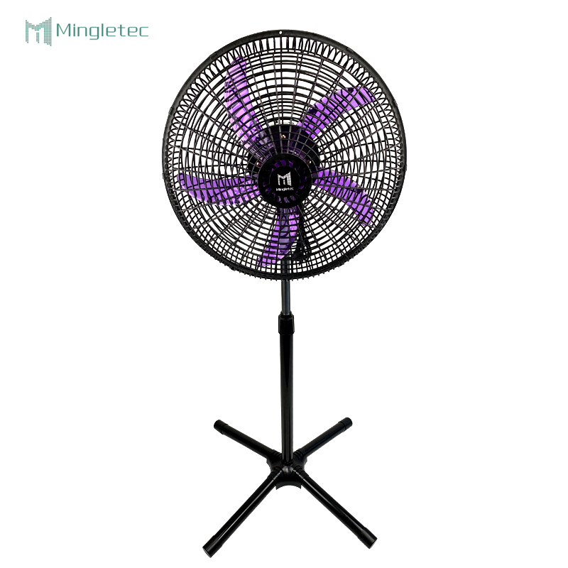 18 Inch Plastic Ox Base Electric Commercial Standing Fan for Home Use