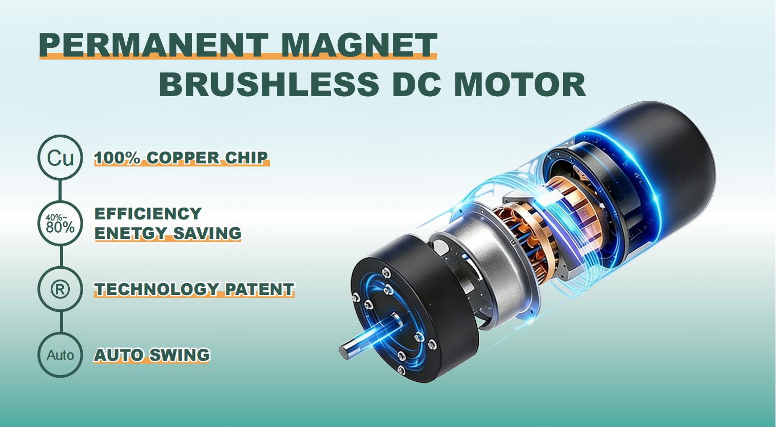 permanent magnet brushless DC motor
