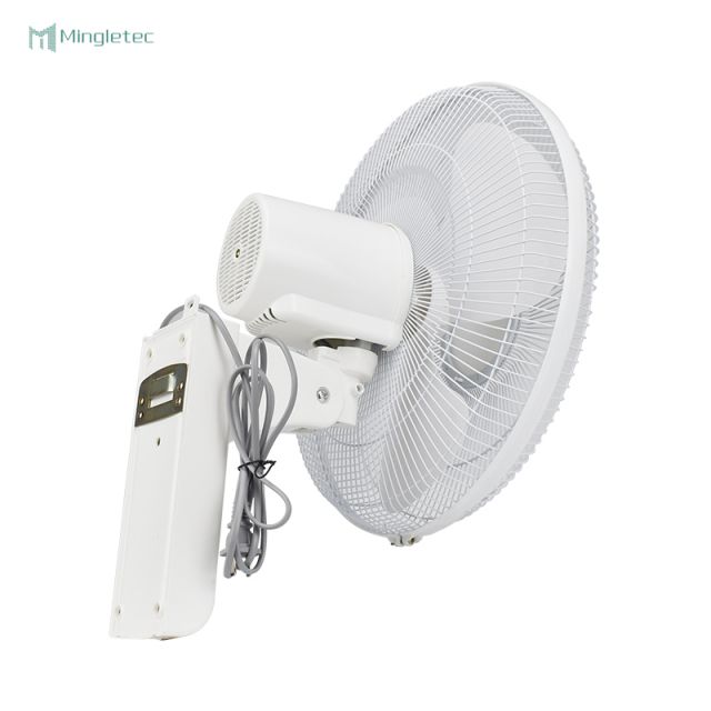 16 inch electric oscillating wall fan with 3 speed control