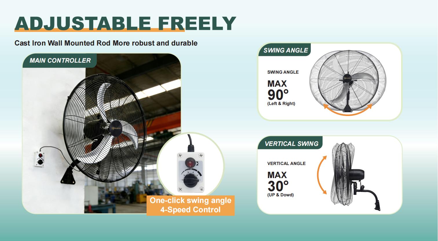 adjustable angle freely