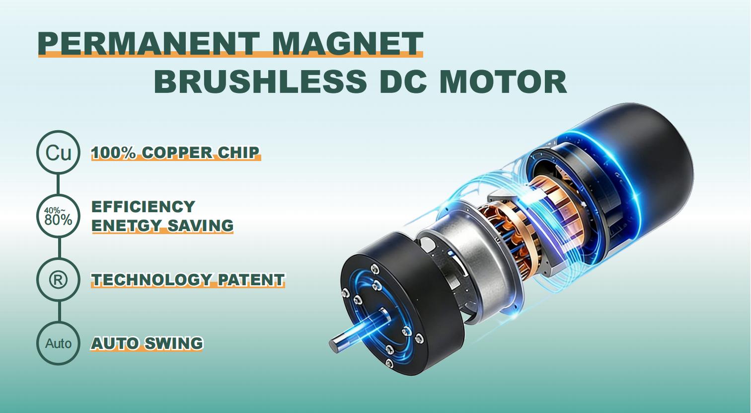 permanent magnet brushless DC motor