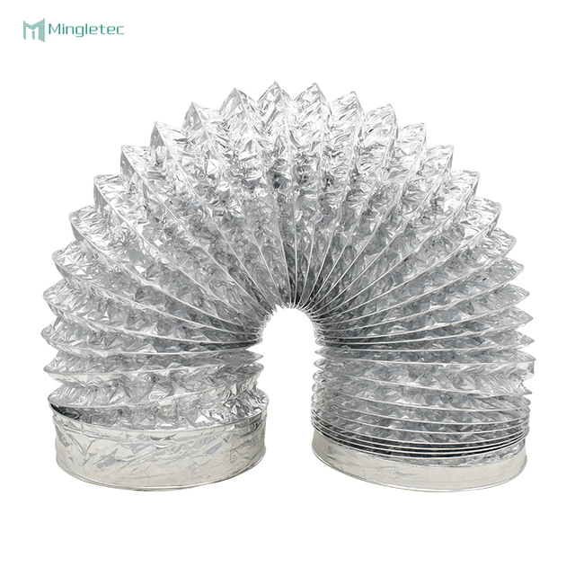 4 6 7 8 10 12 14 16 inch kitchen rang hood flexible aluminum duct