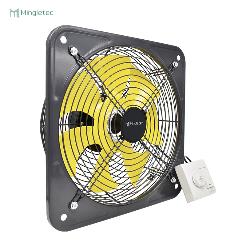 Warehouse Use BLDC Full Metal Wall Mounted Exhaust Ventilation Fan
