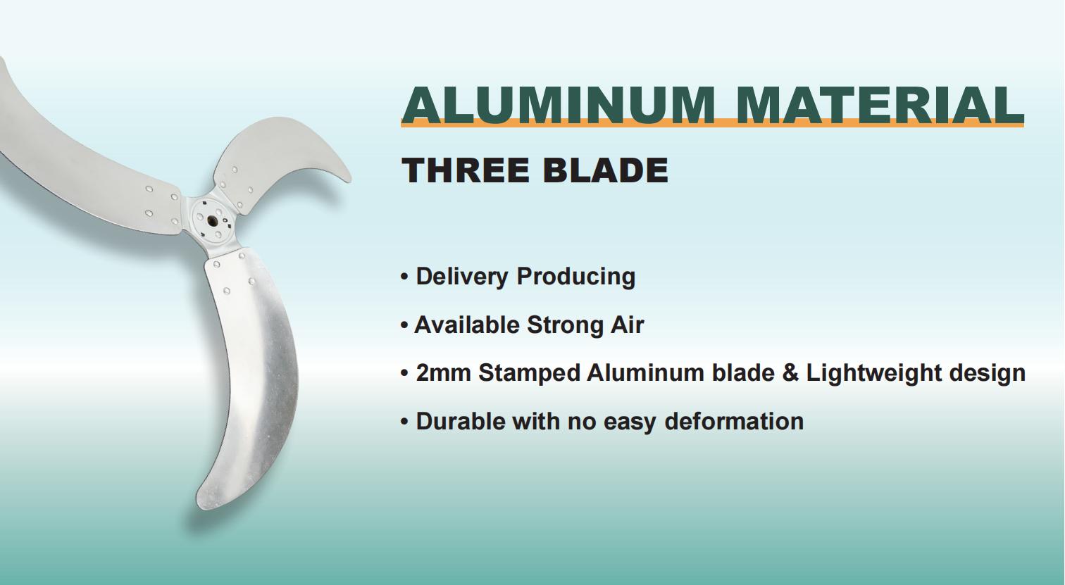 aluminum blade