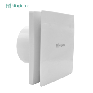 Bedroom Use 6 Inch Silent Plastic Air Ventilation Square Exhaust Fan