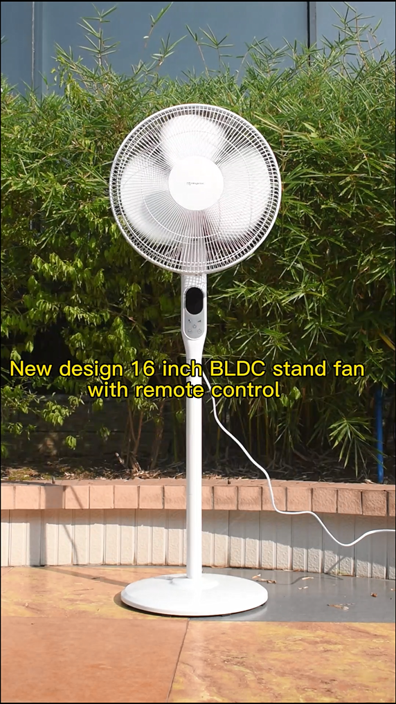 16 inch high speed stand fan with remote control & touch control