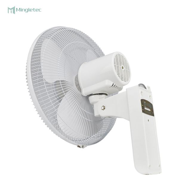16 inch electric oscillating wall fan with 3 speed control