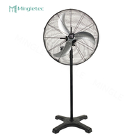 20 24 26 30 36 inch high air volume electric metal ox base stand fan