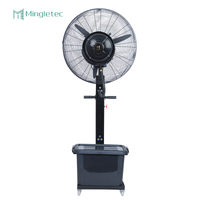 Electric industrial air cooler water misting fans with 42L water tank