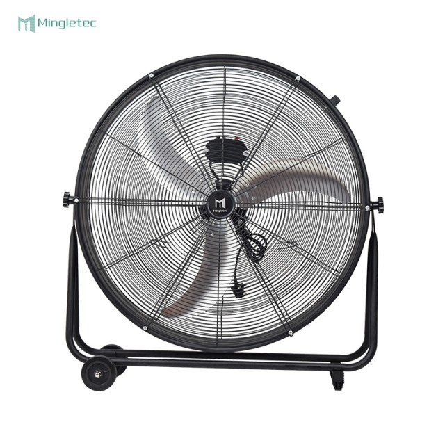 High Velocity 24 30 Inch Heavy Duty Black Drum Fan