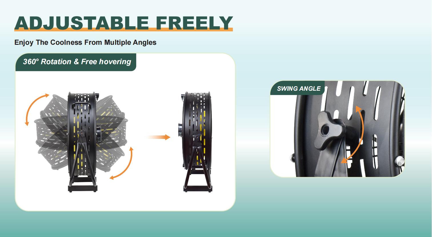 360 degree angle adjustable