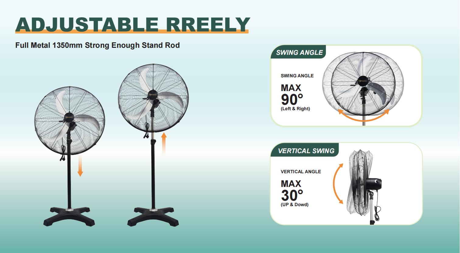 adjustable height and angle