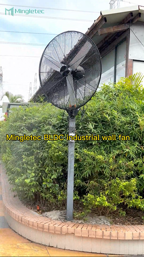 26 30 inch fully sealed BLDC motor industrial wall fan