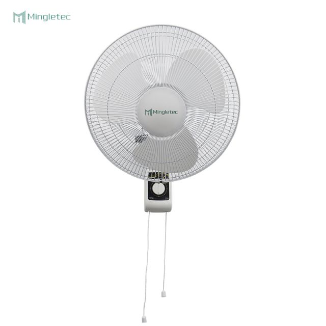 16 inch electric oscillating wall fan with 3 speed control