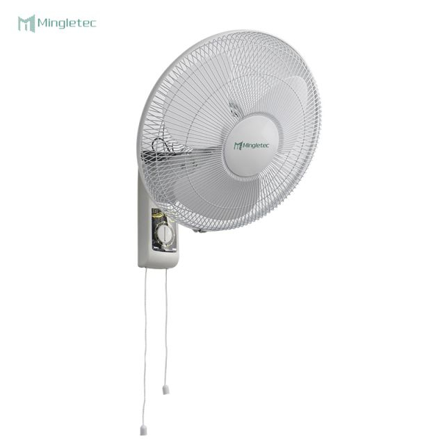 16 inch electric oscillating wall fan with 3 speed control