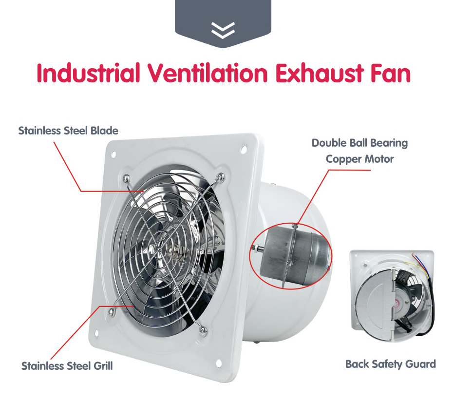 the internal details of exhaust fan