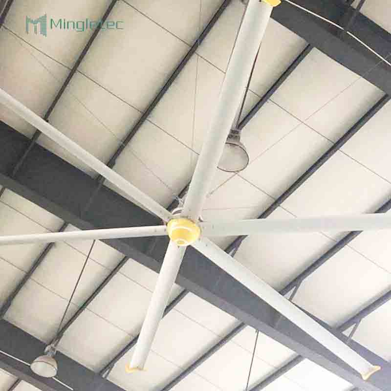 Big Size Modern Hvls Industrial Ceiling Fans for Farmhouse Garage Use