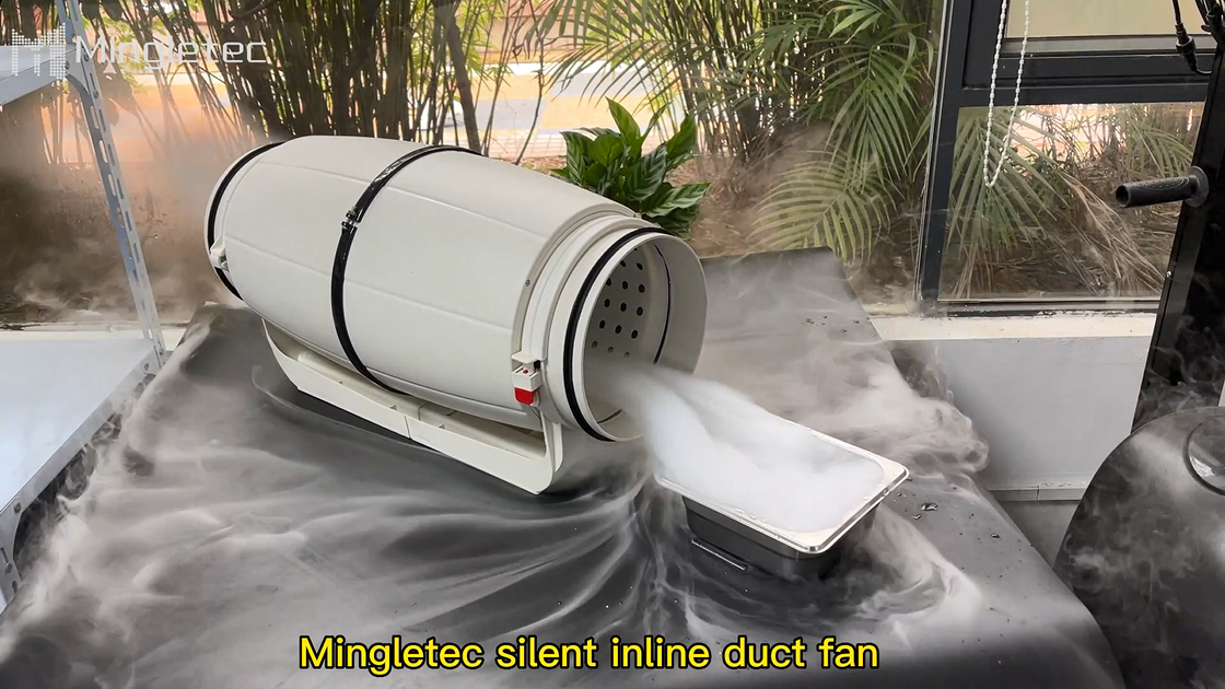 Household silent inline duct fan