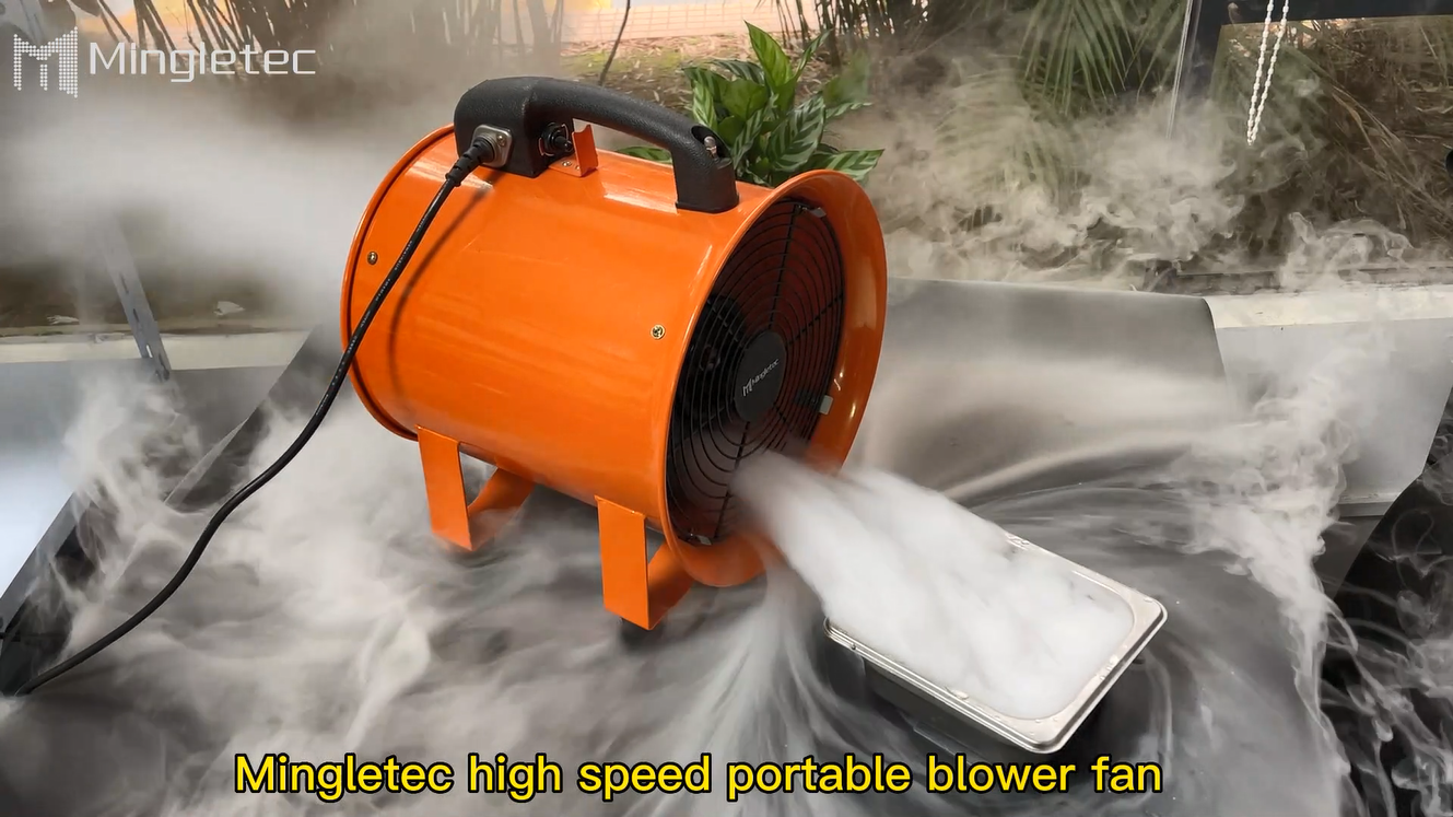 Portable high speed industrial blower fan