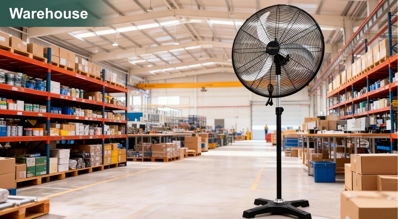 industrial fan for warehouse use