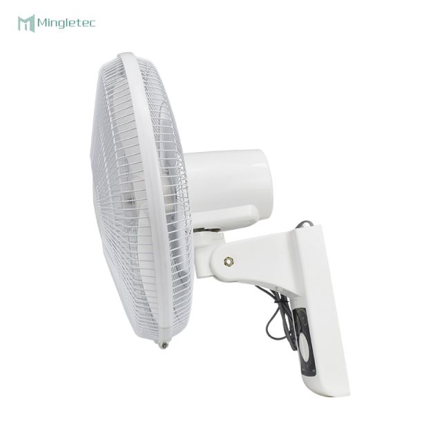 16 inch electric oscillating wall fan with 3 speed control