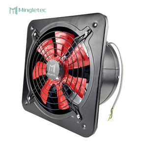 110V 220V Home Use Double Ball Bearing Black Exhaust Ventilation Fan